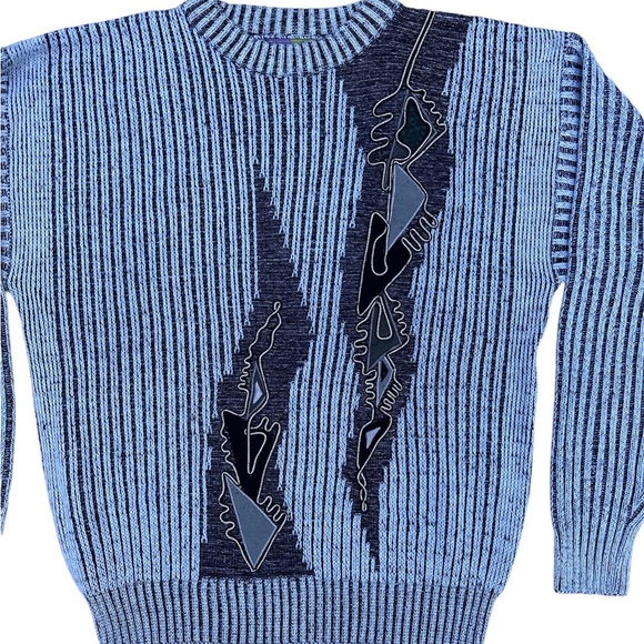 Vintage 80’s Abstract Sweater - Picture 3 of 4